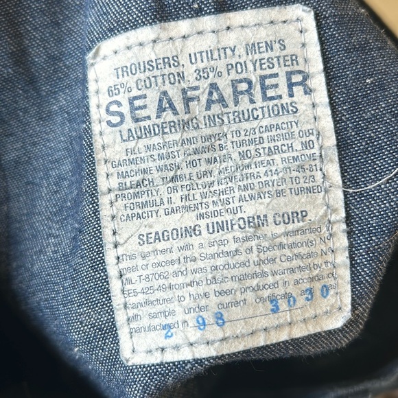 Vintage Seafarer Bellbottom Jeans ☮️ size 29 - Picture 8 of 9